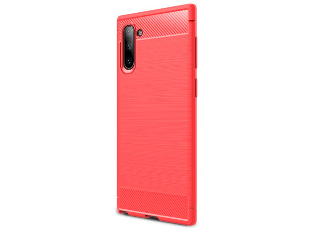 Чехол Yotrix Rugged Armor для Samsung Galaxy Note 10 (красный, гелевый)
