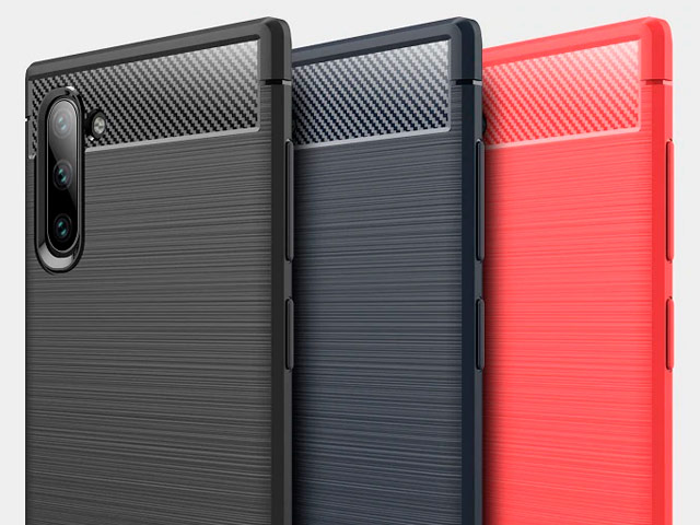 Чехол Yotrix Rugged Armor для Samsung Galaxy Note 10 (красный, гелевый)
