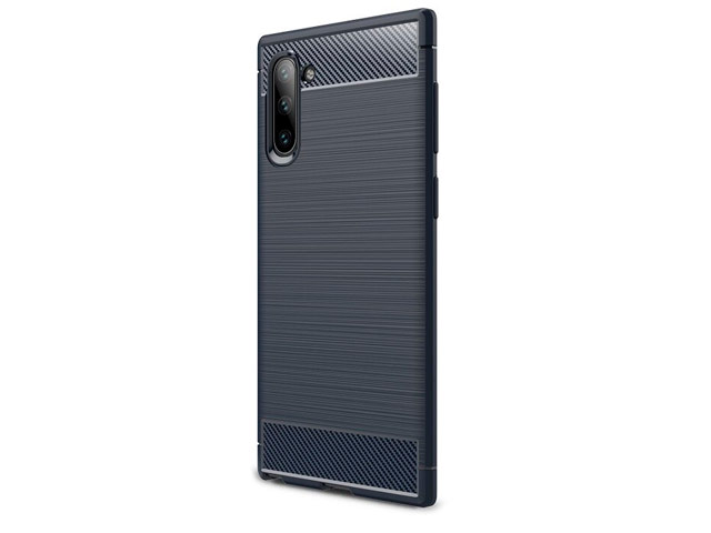 Чехол Yotrix Rugged Armor для Samsung Galaxy Note 10 (синий, гелевый)