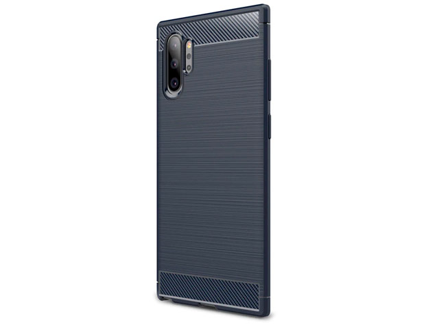 Чехол Yotrix Rugged Armor для Samsung Galaxy Note 10 plus (синий, гелевый)