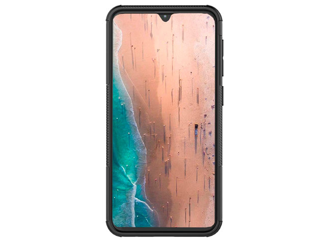 Чехол Yotrix Shockproof case для Samsung Galaxy A10 (оранжевый, пластиковый)