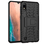 Чехол Yotrix Shockproof case для Samsung Galaxy A10 (черный, пластиковый)