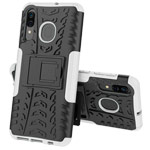 Чехол Yotrix Shockproof case для Samsung Galaxy A50 (белый, пластиковый)