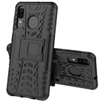 Чехол Yotrix Shockproof case для Samsung Galaxy A50 (черный, пластиковый)