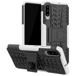 Чехол Yotrix Shockproof case для Samsung Galaxy A70 (белый, пластиковый)