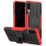 Чехол Yotrix Shockproof case для Samsung Galaxy A70 (красный, пластиковый)