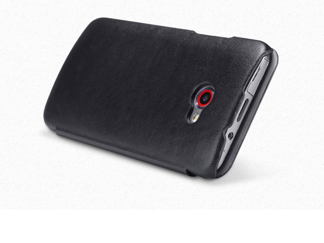 Чехол Nillkin Side leather case для HTC Butterfly S 901e (черный, кожанный)