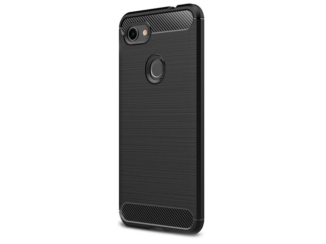 Чехол Yotrix Rugged Armor для Google Pixel 3a XL (черный, гелевый)