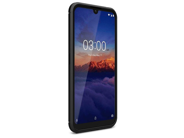 Чехол Yotrix Rugged Armor для Nokia 2.2 (черный, гелевый)