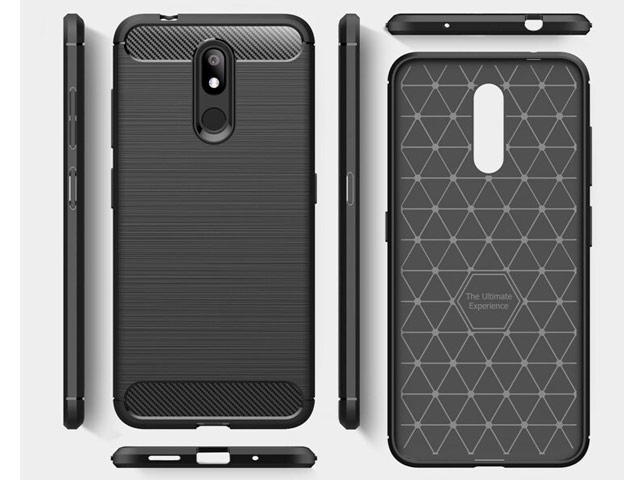 Чехол Yotrix Rugged Armor для Nokia 3.2 (черный, гелевый)