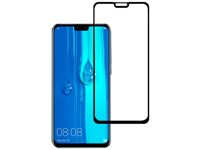 Защитное стекло Yotrix 3D Pro Glass Protector для Huawei Y9 2019 (черное)
