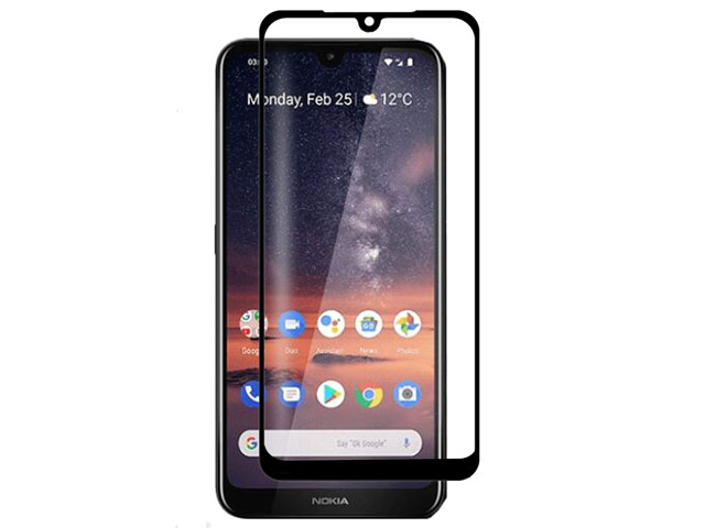 Защитное стекло Yotrix 3D Pro Glass Protector для Nokia 3.2 (черное)