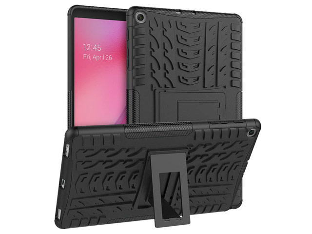 Чехол Yotrix Shockproof case для Samsung Galaxy Tab A 10.1 2019 (черный, пластиковый)