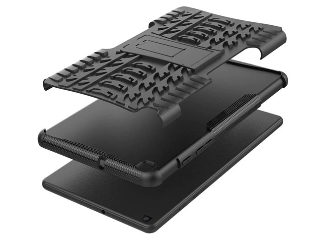 Чехол Yotrix Shockproof case для Samsung Galaxy Tab S5e 10.5 (черный, пластиковый)