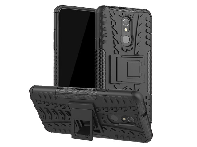 Чехол Yotrix Shockproof case для LG Stylo 5 (черный, пластиковый)