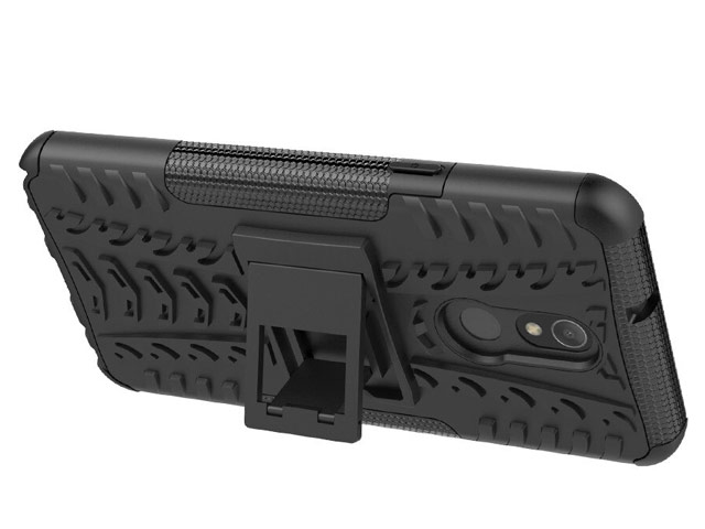 Чехол Yotrix Shockproof case для LG Stylo 5 (черный, пластиковый)