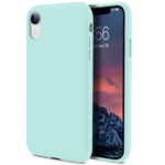 Чехол Yotrix LiquidSilicone для Apple iPhone XR (бирюзовый, гелевый)