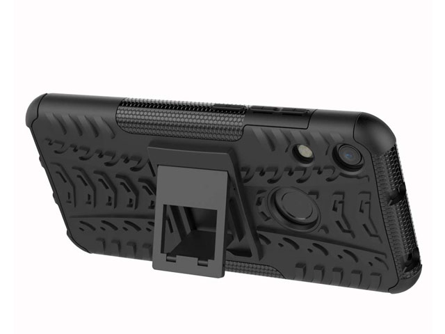 Чехол Yotrix Shockproof case для Huawei Honor 8A (черный, гелевый)