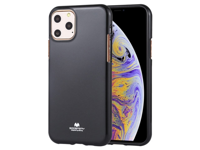 Чехол Mercury Goospery Jelly Case для Apple iPhone 11 pro (черный, гелевый)