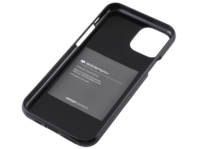 Чехол Mercury Goospery Jelly Case для Apple iPhone 11 pro (черный, гелевый)