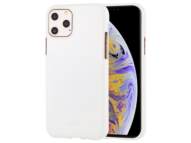 Чехол Mercury Goospery Jelly Case для Apple iPhone 11 pro (белый, гелевый)