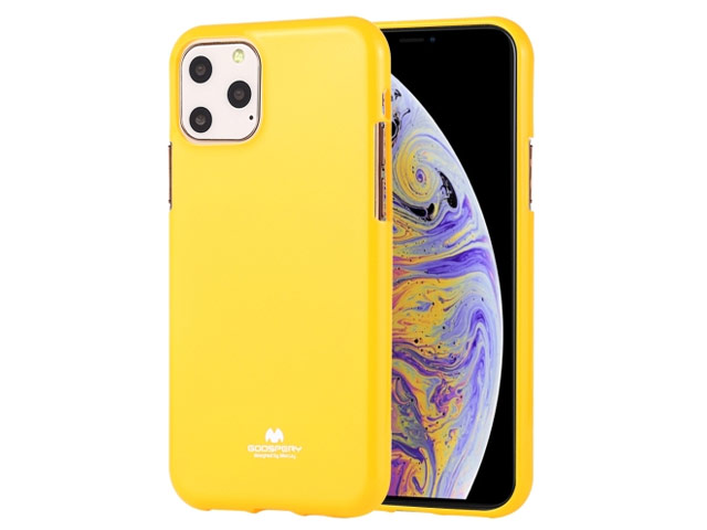 Чехол Mercury Goospery Jelly Case для Apple iPhone 11 pro (желтый, гелевый)