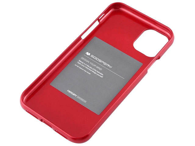 Чехол Mercury Goospery Jelly Case для Apple iPhone 11 (красный, гелевый)