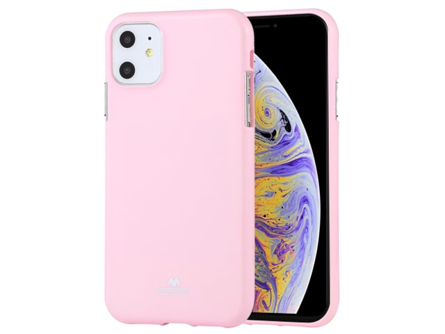 Чехол Mercury Goospery Jelly Case для Apple iPhone 11 (розовый, гелевый)