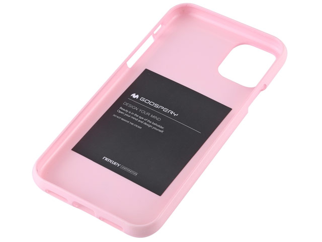 Чехол Mercury Goospery Jelly Case для Apple iPhone 11 (розовый, гелевый)