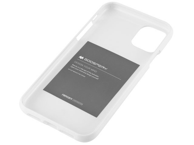 Чехол Mercury Goospery Jelly Case для Apple iPhone 11 (белый, гелевый)