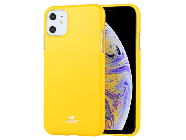 Чехол Mercury Goospery Jelly Case для Apple iPhone 11 (желтый, гелевый)