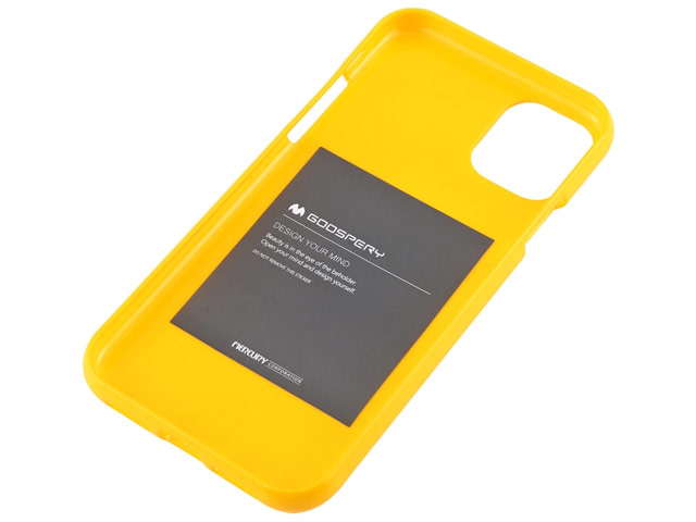 Чехол Mercury Goospery Jelly Case для Apple iPhone 11 (желтый, гелевый)