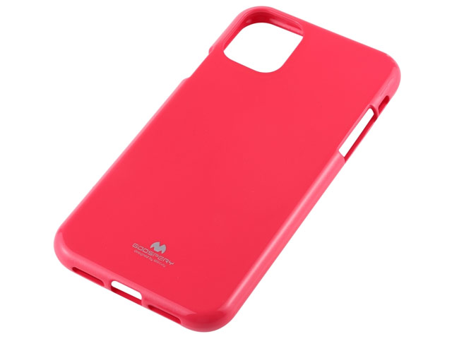 Чехол Mercury Goospery Jelly Case для Apple iPhone 11 (малиновый, гелевый)