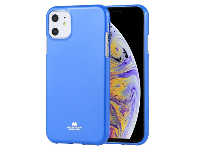 Чехол Mercury Goospery Jelly Case для Apple iPhone 11 (синий, гелевый)