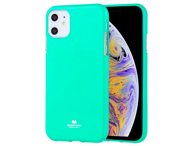 Чехол Mercury Goospery Jelly Case для Apple iPhone 11 (бирюзовый, гелевый)