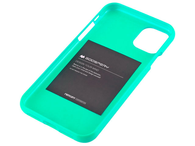 Чехол Mercury Goospery Jelly Case для Apple iPhone 11 (бирюзовый, гелевый)