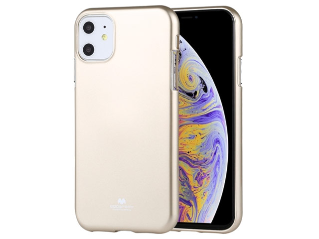 Чехол Mercury Goospery Jelly Case для Apple iPhone 11 (золотистый, гелевый)