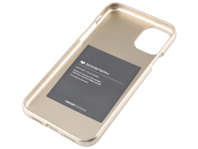 Чехол Mercury Goospery Jelly Case для Apple iPhone 11 (золотистый, гелевый)