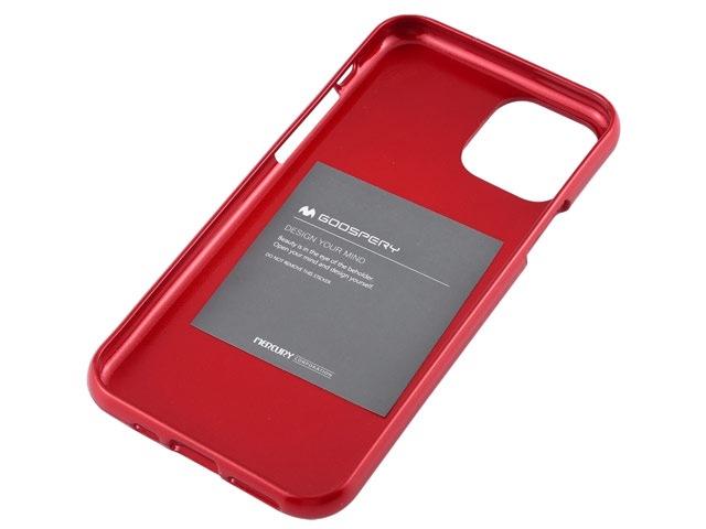 Чехол Mercury Goospery Jelly Case для Apple iPhone 11 pro max (красный, гелевый)