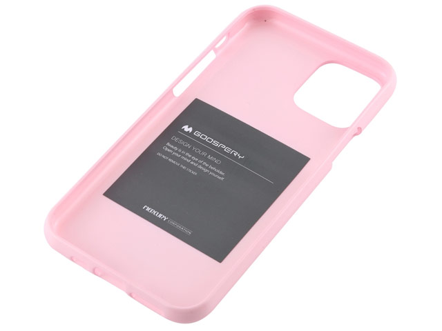 Чехол Mercury Goospery Jelly Case для Apple iPhone 11 pro max (розовый, гелевый)