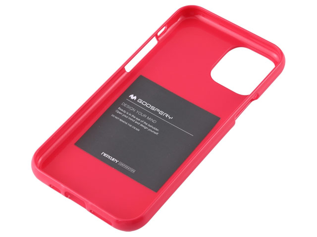 Чехол Mercury Goospery Jelly Case для Apple iPhone 11 pro max (малиновый, гелевый)