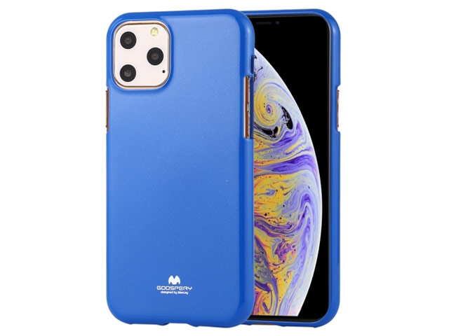 Чехол Mercury Goospery Jelly Case для Apple iPhone 11 pro max (синий, гелевый)