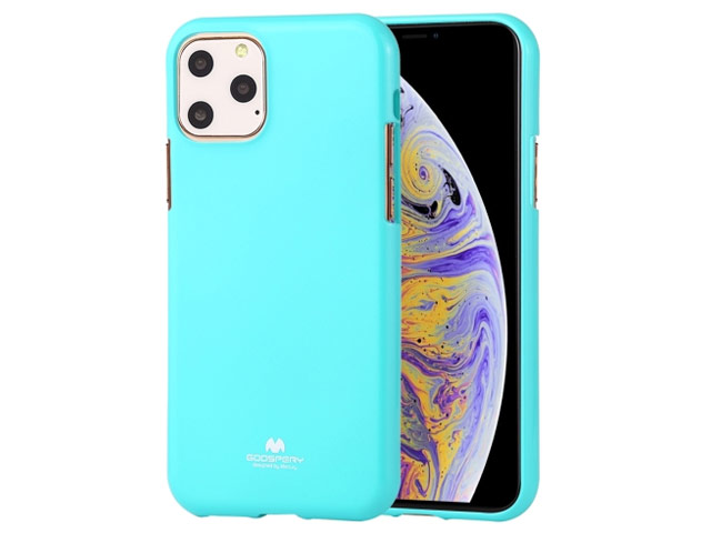 Чехол Mercury Goospery Jelly Case для Apple iPhone 11 pro max (бирюзовый, гелевый)