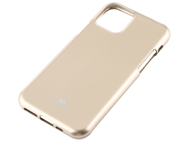 Чехол Mercury Goospery Jelly Case для Apple iPhone 11 pro max (золотистый, гелевый)