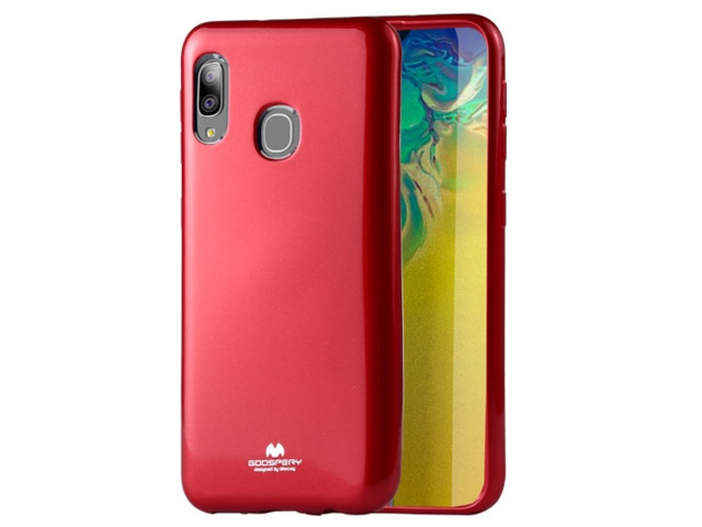 Чехол Mercury Goospery Jelly Case для Samsung Galaxy A30 (красный, гелевый)