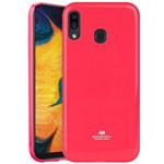 Чехол Mercury Goospery Jelly Case для Samsung Galaxy A30 (малиновый, гелевый)