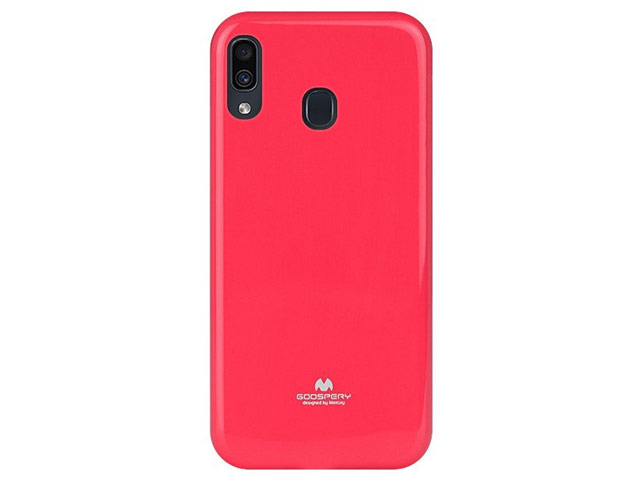 Чехол Mercury Goospery Jelly Case для Samsung Galaxy A30 (малиновый, гелевый)