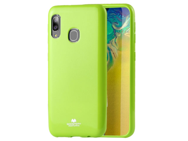 Чехол Mercury Goospery Jelly Case для Samsung Galaxy A30 (зеленый, гелевый)