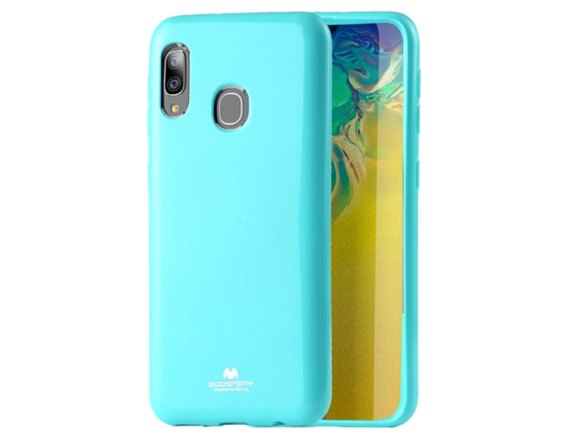 Чехол Mercury Goospery Jelly Case для Samsung Galaxy A30 (бирюзовый, гелевый)