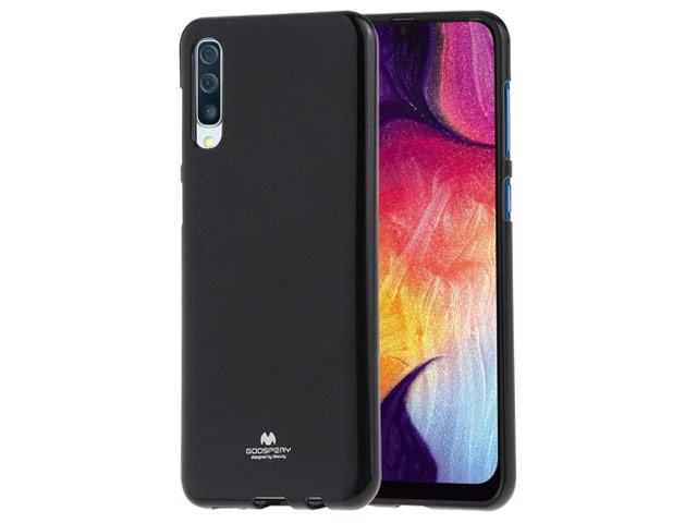 Чехол Mercury Goospery Jelly Case для Samsung Galaxy A50 (черный, гелевый)